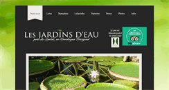 Desktop Screenshot of jardinsdeau.com