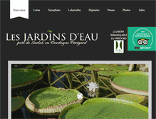 Tablet Screenshot of jardinsdeau.com